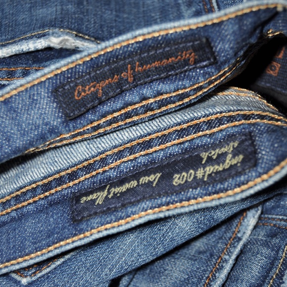 COH Distressed Denim Ingrid Low Waist Flare Jeans - Picture 7 of 8